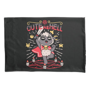 Lamb Cute as Hell Pillowcase