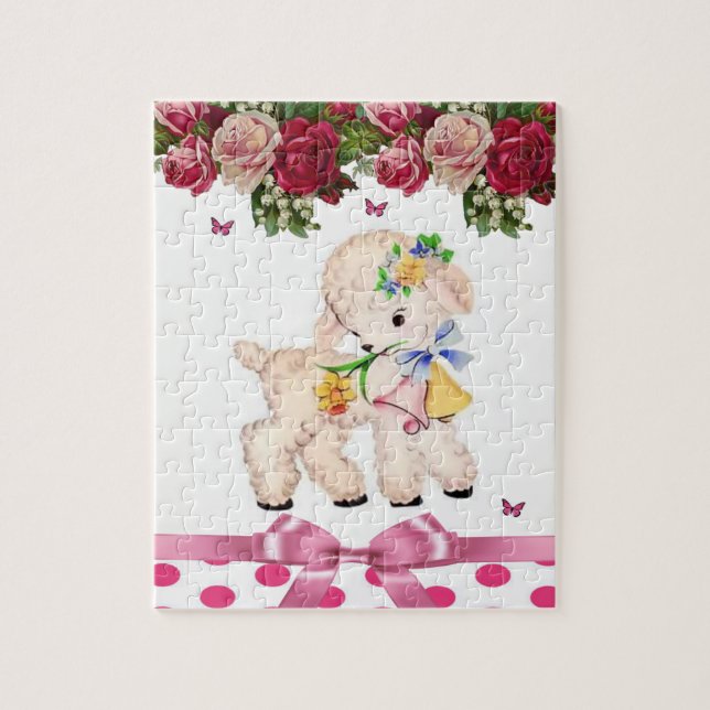 Lamb Decorative Jigsaw Puzzle (Vertical)
