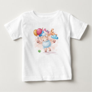 Lamb Fly Cartoon Baby T-Shirt