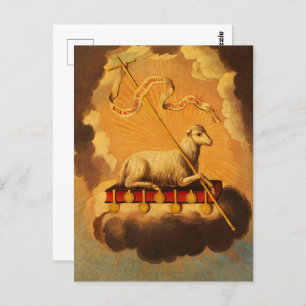 Lamb of God, Agnus Dei by Jose Campeche y Jordan Postcard