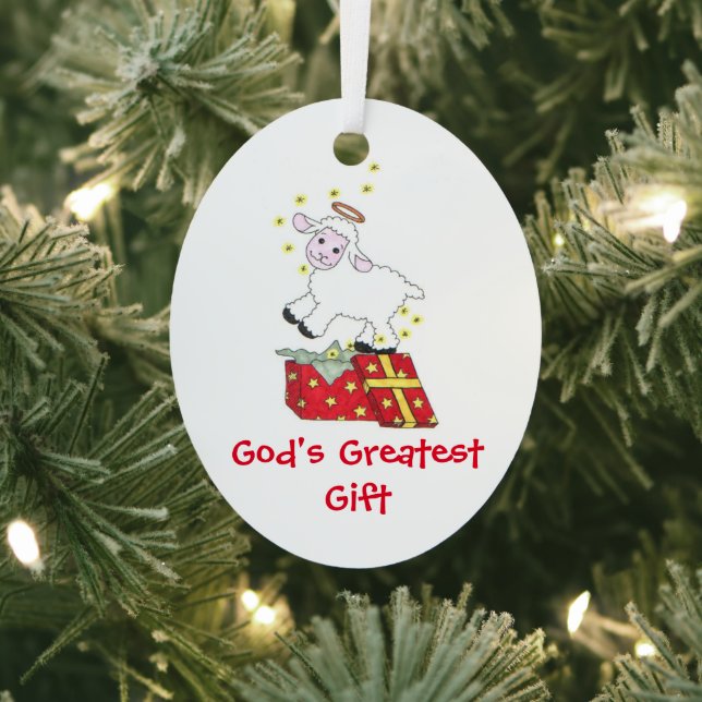 Lamb of God Christmas Ornament (Insitu)