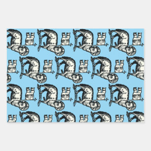 Lamb of God symbol of Christian faith Wrapping Paper Sheet