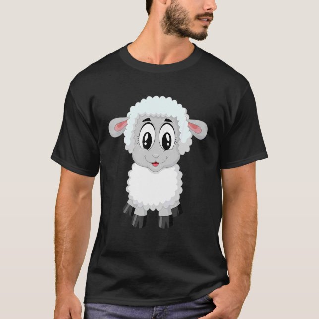 Lamb Sheep Children's Easter T-Shirt (Front)