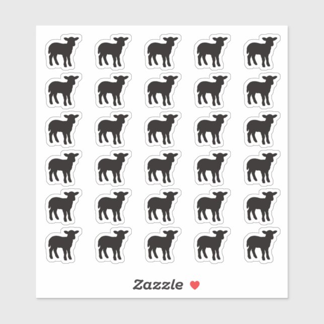 Lamb Wedding Place Card Food Meal Menu Choice (Sheet)