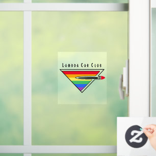 Lambda Car Club Logo window cling
