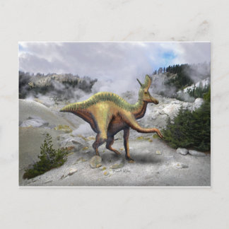 Lambeosaurus Dinosaur Postcard
