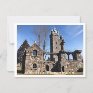 Lambert Castle, Paterson NJ Postcard