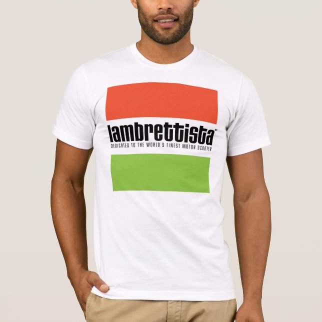 Lambrettista Tricolour T-Shirt (Front)