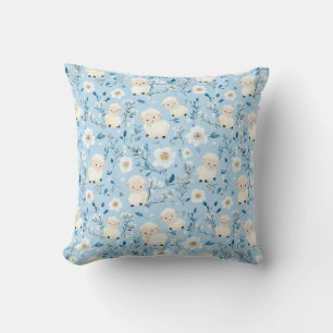 Lambs and Florals Cushion