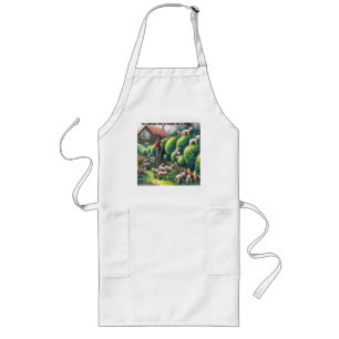 Lambscape Artist: Topiary Gone Woolly Long Apron