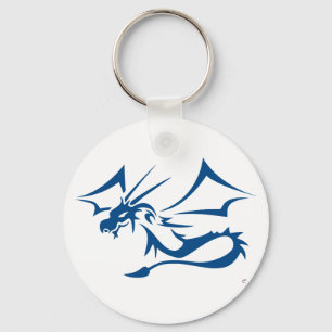 Lambton the Blue Dragon Key Ring