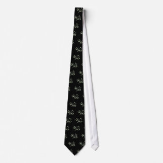 Lambton the Metallic Green Dragon Tie