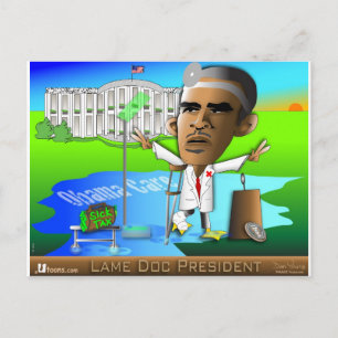 Lame Doc President Postcard