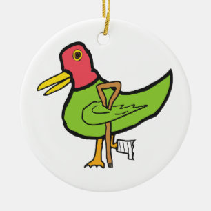 Lame Duck Ceramic Ornament