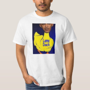 Lame Duck Obama in basic yellow T-Shirt