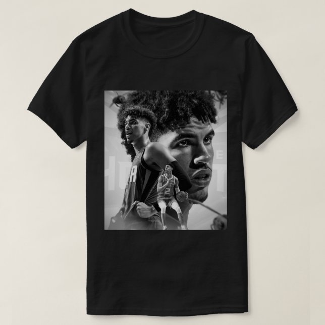 Lamelo Ball B&W Tee (Design Front)