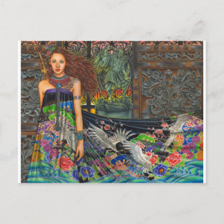 "Lament For The Living" postcard