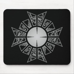 Lament star silver mouse pad