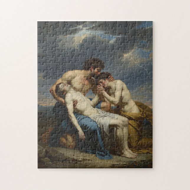 Lament Under the Storm Jigsaw Puzzle (Vertical)