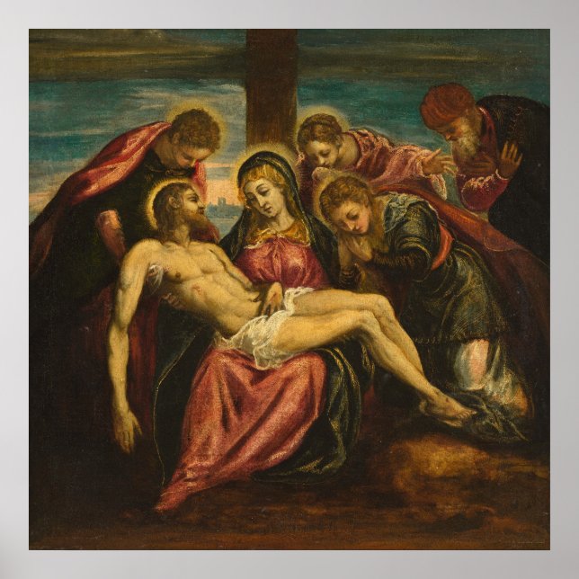 Lamentation - Jacopo Tintoretto Fine Art Poster (Front)