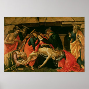 Lamentation of Christ. c.1490 Poster