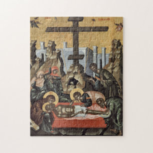 Lamentation of Christ Orthodox Christian Icon      Jigsaw Puzzle