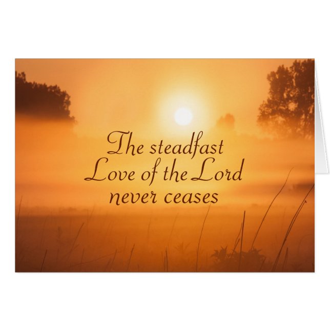 Lamentations 3:22 The steadfast Love of the Lord (Front Horizontal)