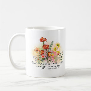 Lamentations 3:23 His Mercies New Every Morning Coffee Mug