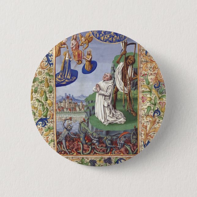 Lamentations de saint Bernard 6 Cm Round Badge (Front)