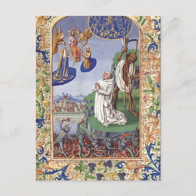 Lamentations de saint Bernard Postcard (Front)