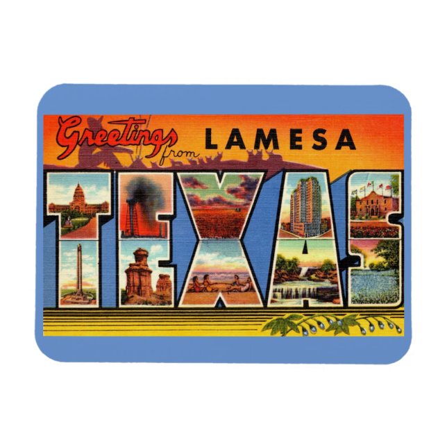 Lamesa, Texas Magnet (Horizontal)