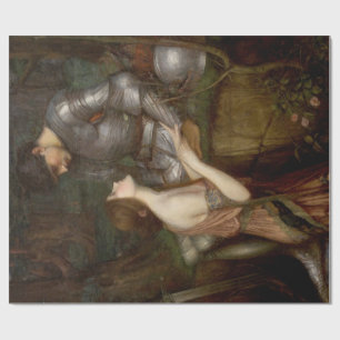 Lamia and the Soldier (by John William Waterhouse) Wrapping Paper