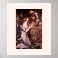 Lamia Poster By John W. Waterhouse
