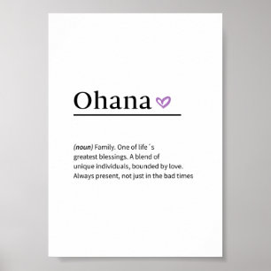 Lamina Ohana Poster