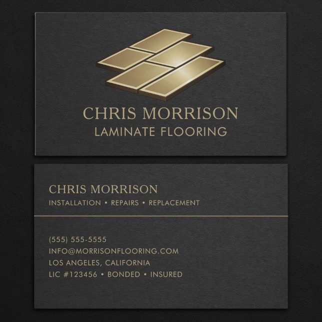 Laminate Flooring Professional Business Card (Creator Uploaded)
