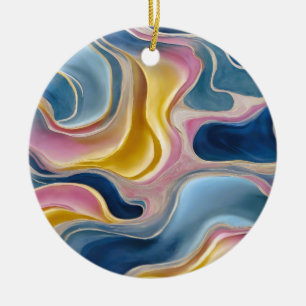 Laminated Placemat Ceramic Ornament