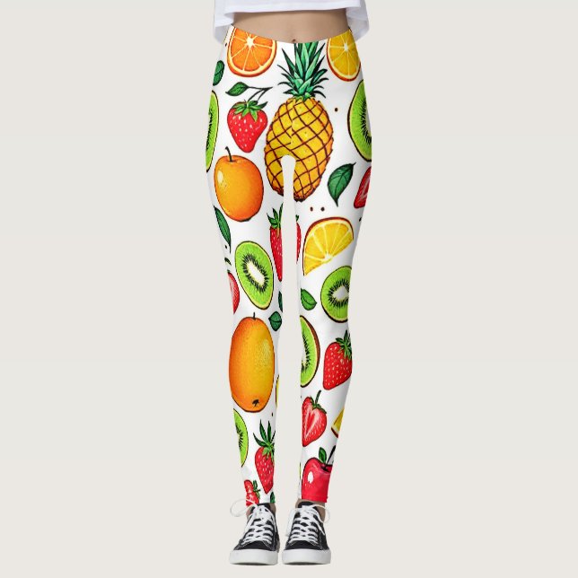 Laminated Placemat Leggings (Front)