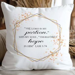 Lamination 324 The Lord is my Bible verse custom Cushion