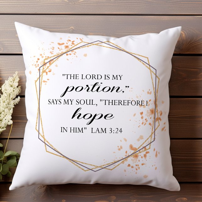 Lamination 324 The Lord is my Bible verse custom Cushion (Creator Uploaded)