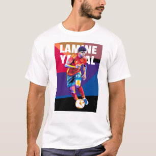 Lamine Yamal in WPAP Style T-Shirt