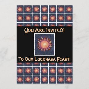 Lammas/Lughnasa Sun Harvest Pagan Invitation