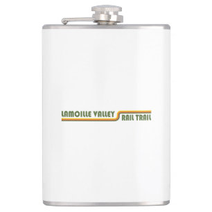 Lamoille Valley Rail Trail Vermont Hip Flask