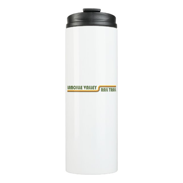 Lamoille Valley Rail Trail Vermont Thermal Tumbler (Front)