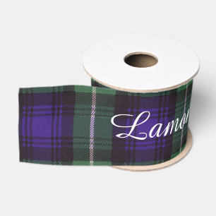 Lamont clan Plaid Scottish tartan Grosgrain Ribbon
