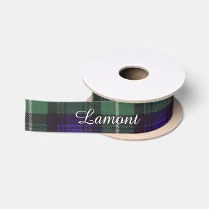 Lamont clan Plaid Scottish tartan Satin Ribbon