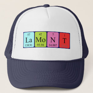 Lamont periodic table name hat
