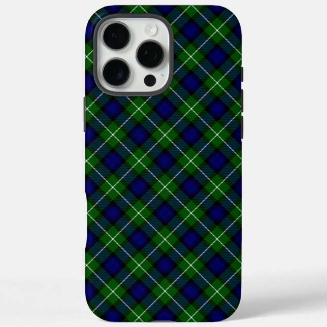 Lamont tartan blue green plaid Case-Mate iPhone case (Back)