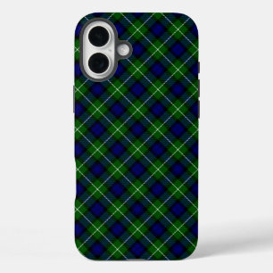 Lamont tartan blue green plaid iPhone 16 plus case