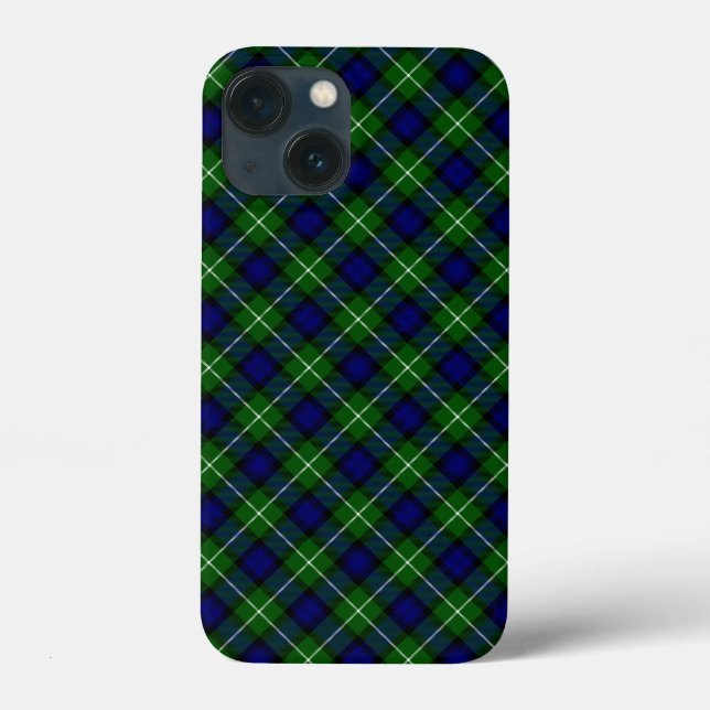 Lamont tartan blue green plaid Case-Mate iPhone case (Back)