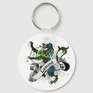 Lamont Tartan Lion Key Ring
